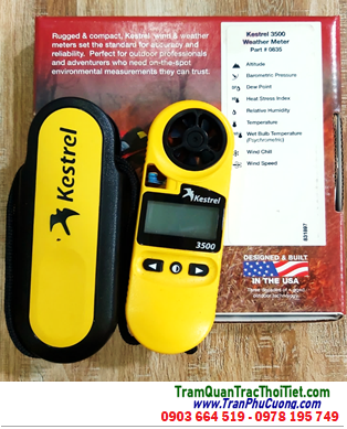 Kestrel 3500 Weather Meter _ Máy đo vi khí hậu Kestrel 3500 Weather Meter _Xuất xứ Mỹ (Made in USA)